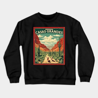 Casas Grandes Chihuahua Mexico Tourism Travel Vintage Crewneck Sweatshirt